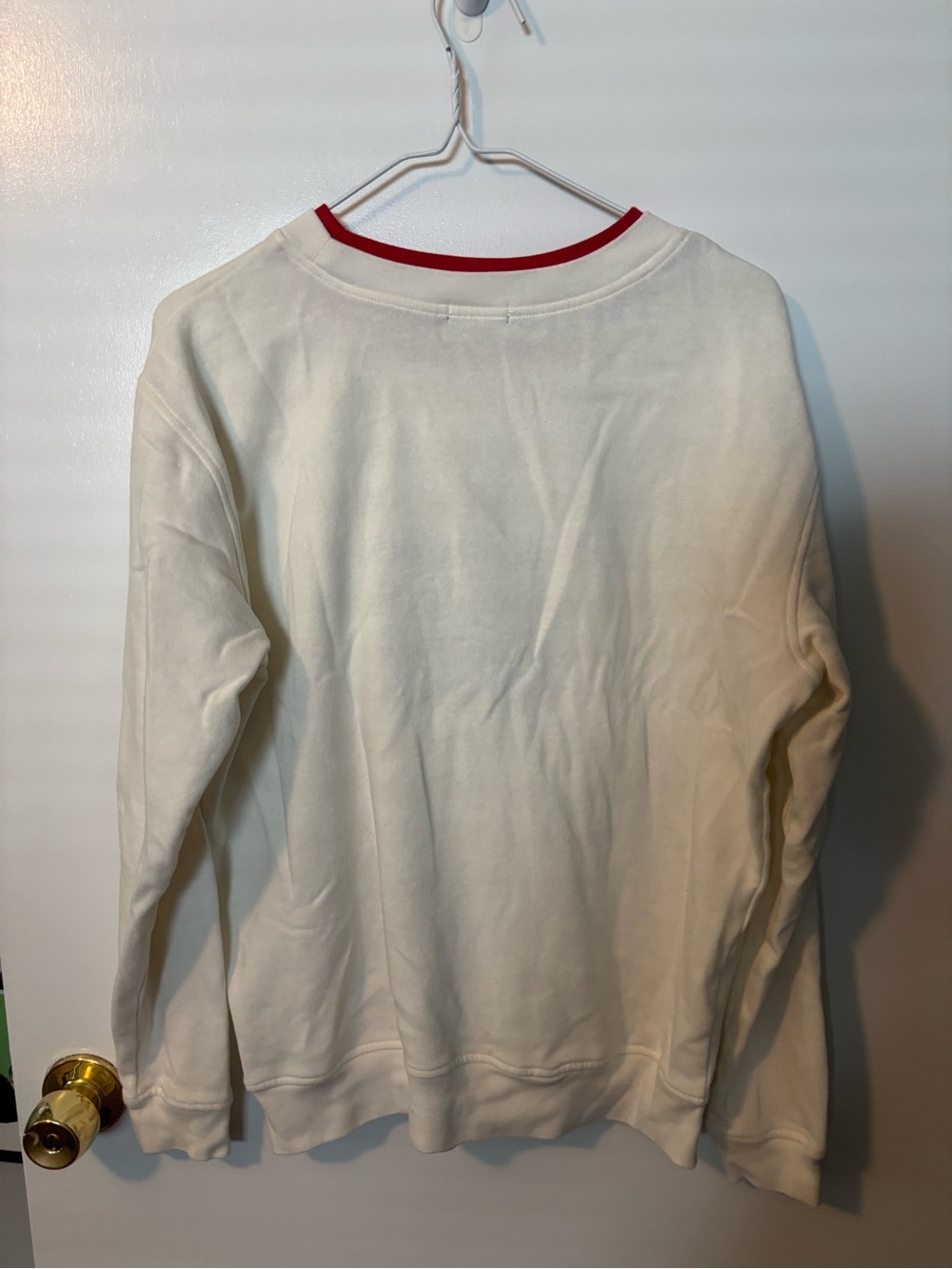 Grandmacore Vintage 90s Retro Cardinal Fleece Lined Crewneck Women’s Large - Picture 5 of 5